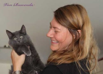 Morgana le Fay von den Norwegischen Waldkatzen von Ruwenda mit Yvonne